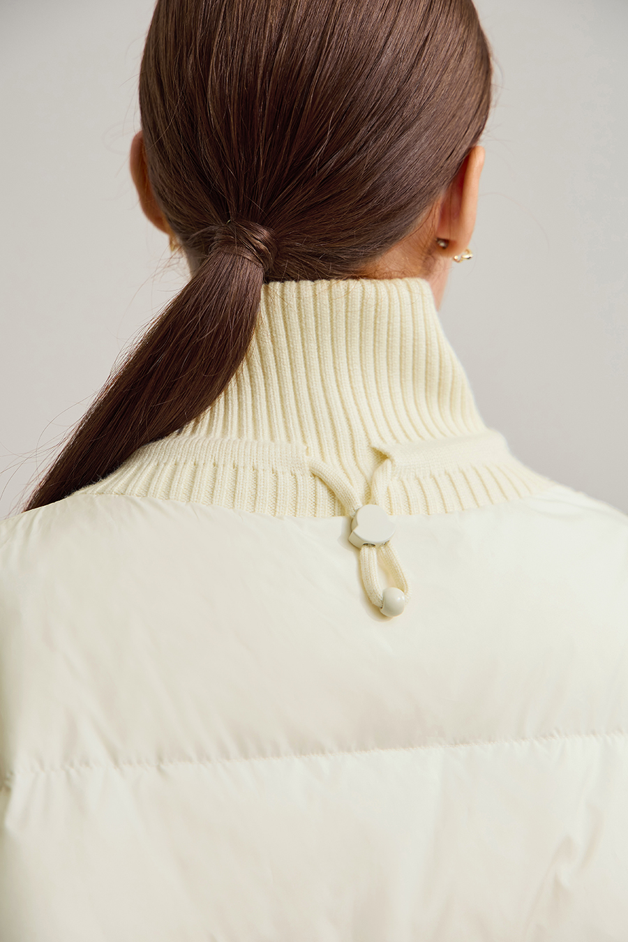 Loose Turtleneck Down Jacket|AMII-AMII.com