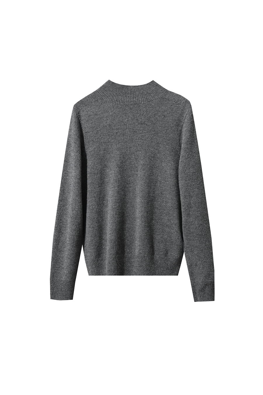 Seamless Integrated Mock Neck Sweater|AMII-AMII.com