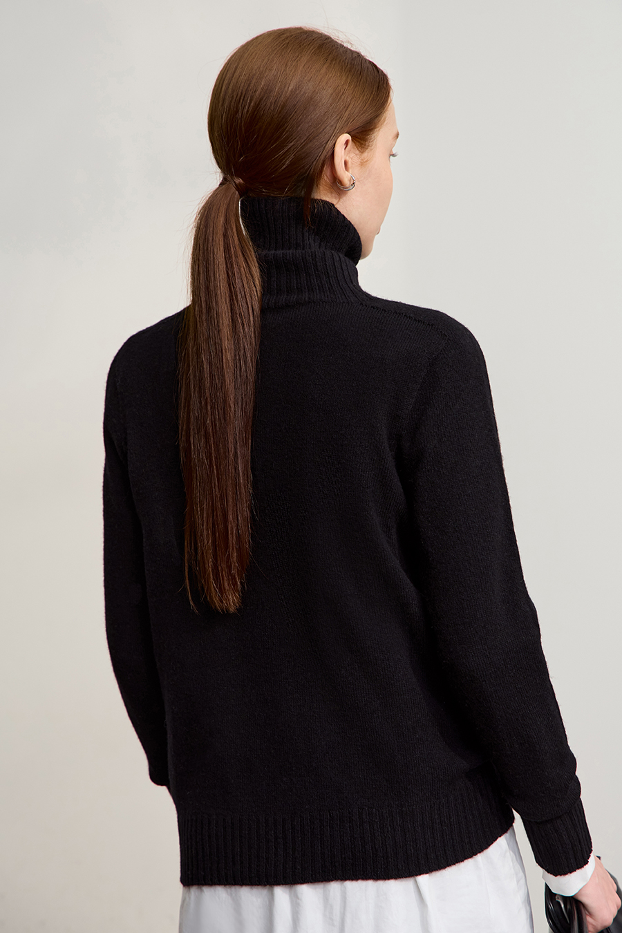Seamless Integrated High Neck Sweater|AMII-AMII.com