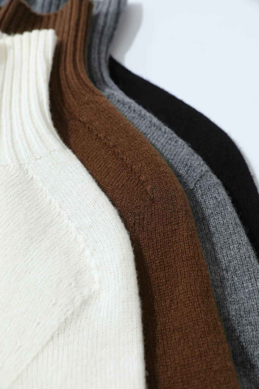 Seamless Integrated High Neck Sweater|AMII-AMII.com