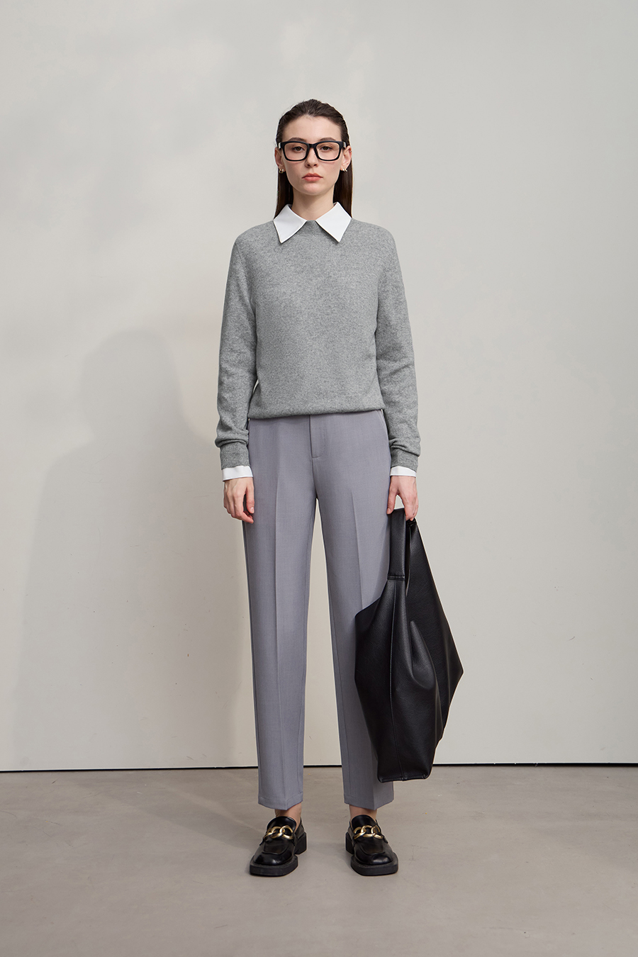 Mock Neck Seamless Sweater