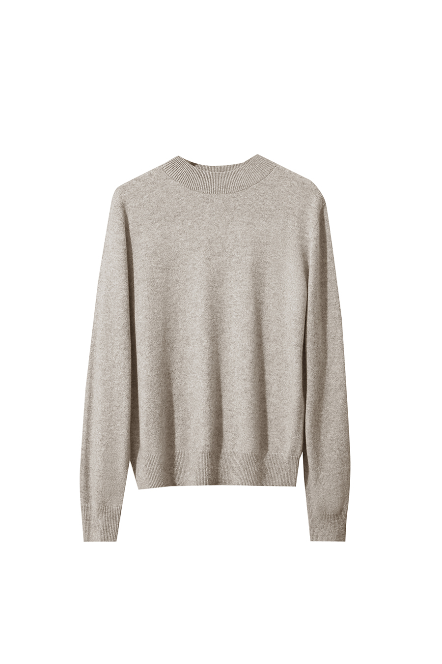 Mock Neck Seamless Sweater