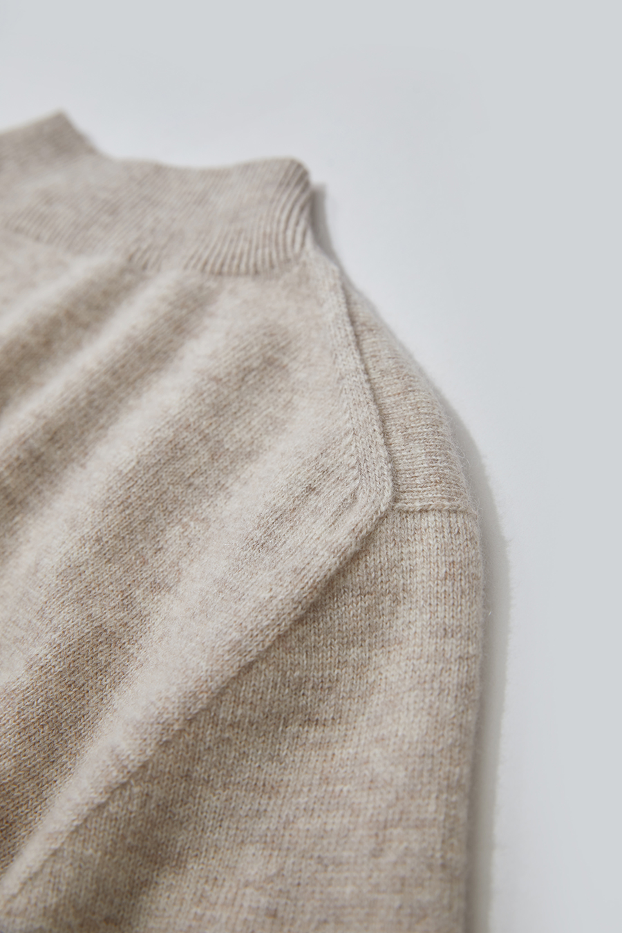 Mock Neck Seamless Sweater