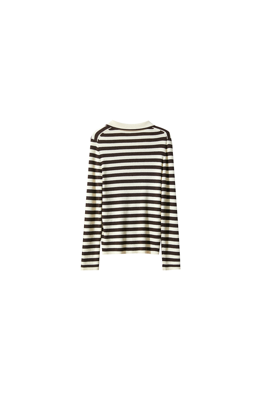Polo Striped Knit Top