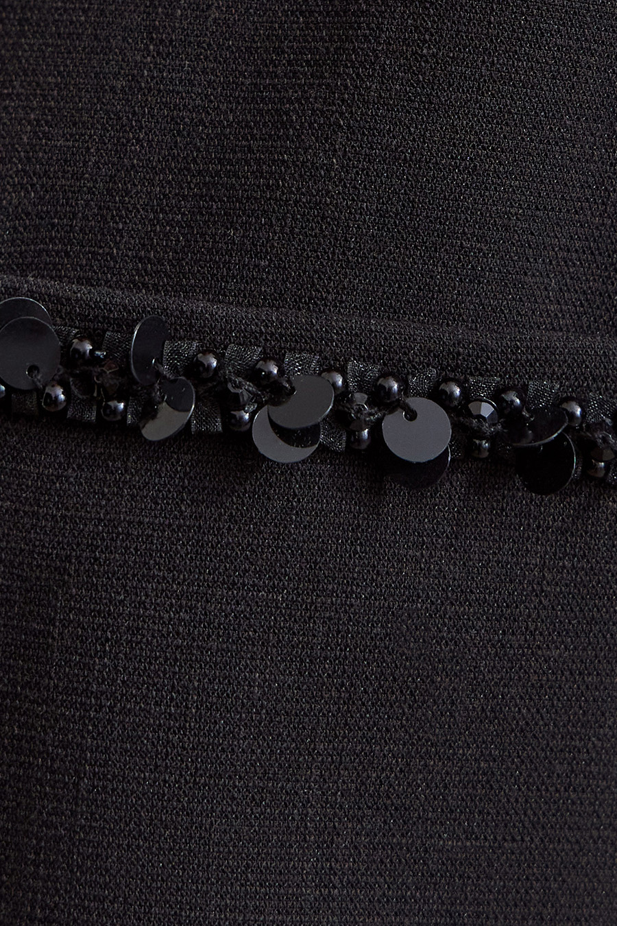 Crew Neck Tweed Chiffon Shirt|AMII-AMII.com