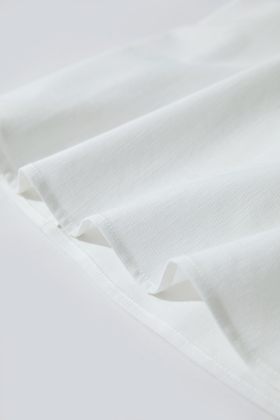 Crew Neck Tweed Chiffon Shirt|AMII-AMII.com