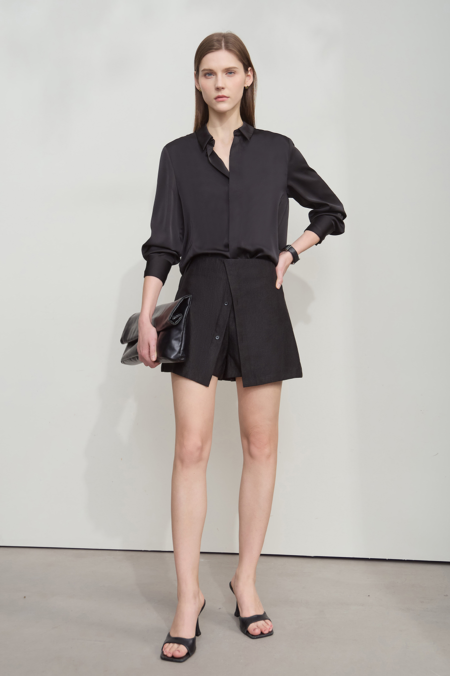 Fake Two-piece Casual Shorts