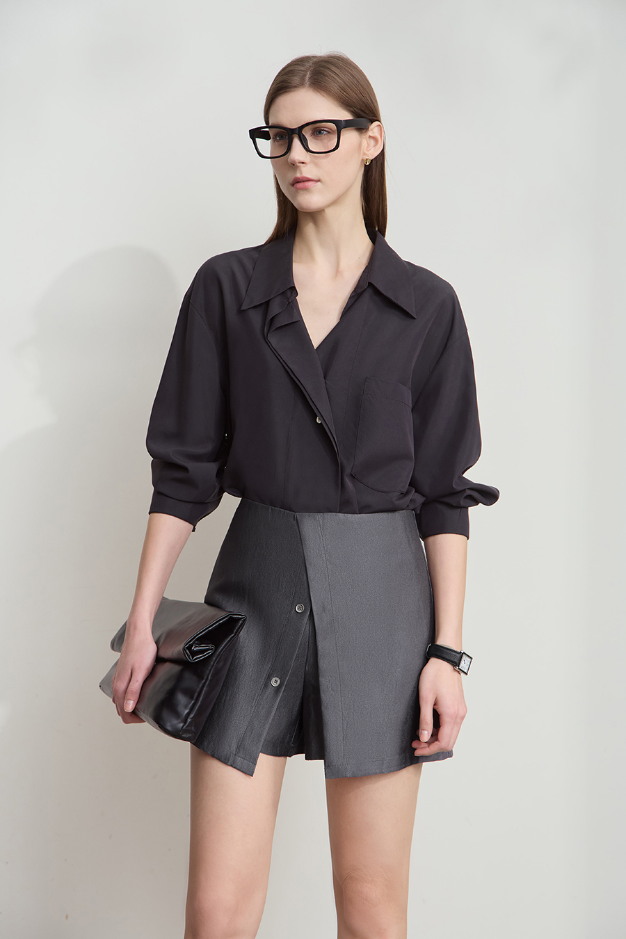 Fake Two-piece Casual Shorts