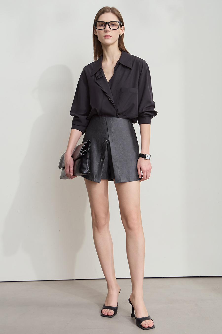 Fake Two-piece Casual Shorts