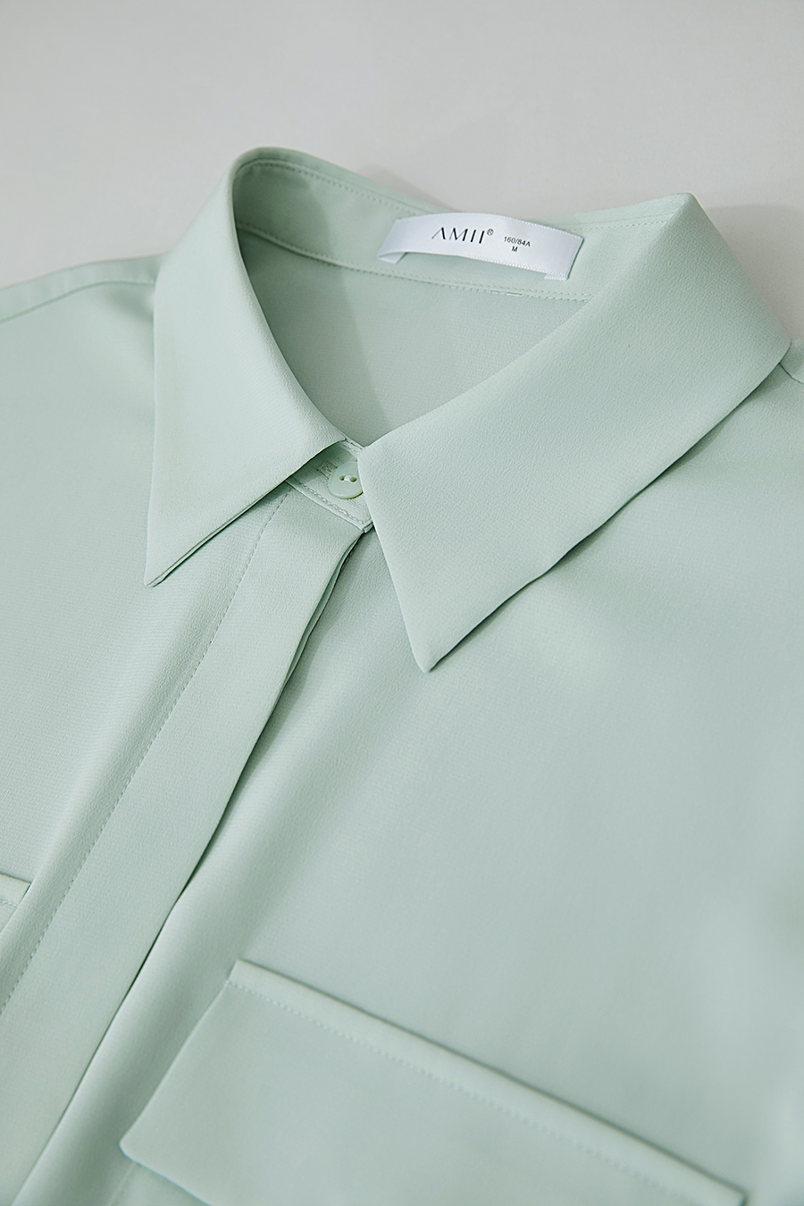 Bamboo Decor Chiffon Blouse