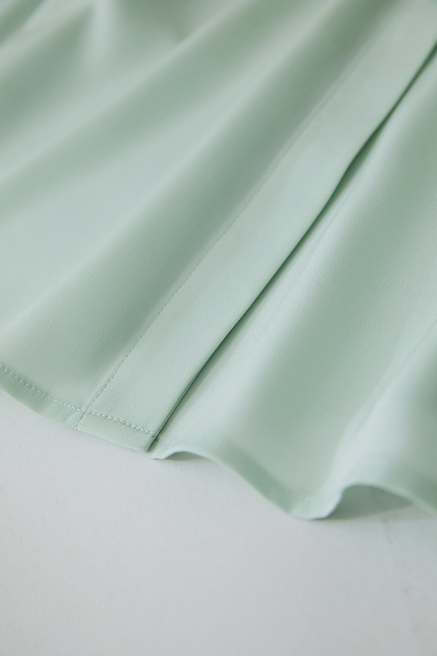 Bamboo Decor Chiffon Blouse