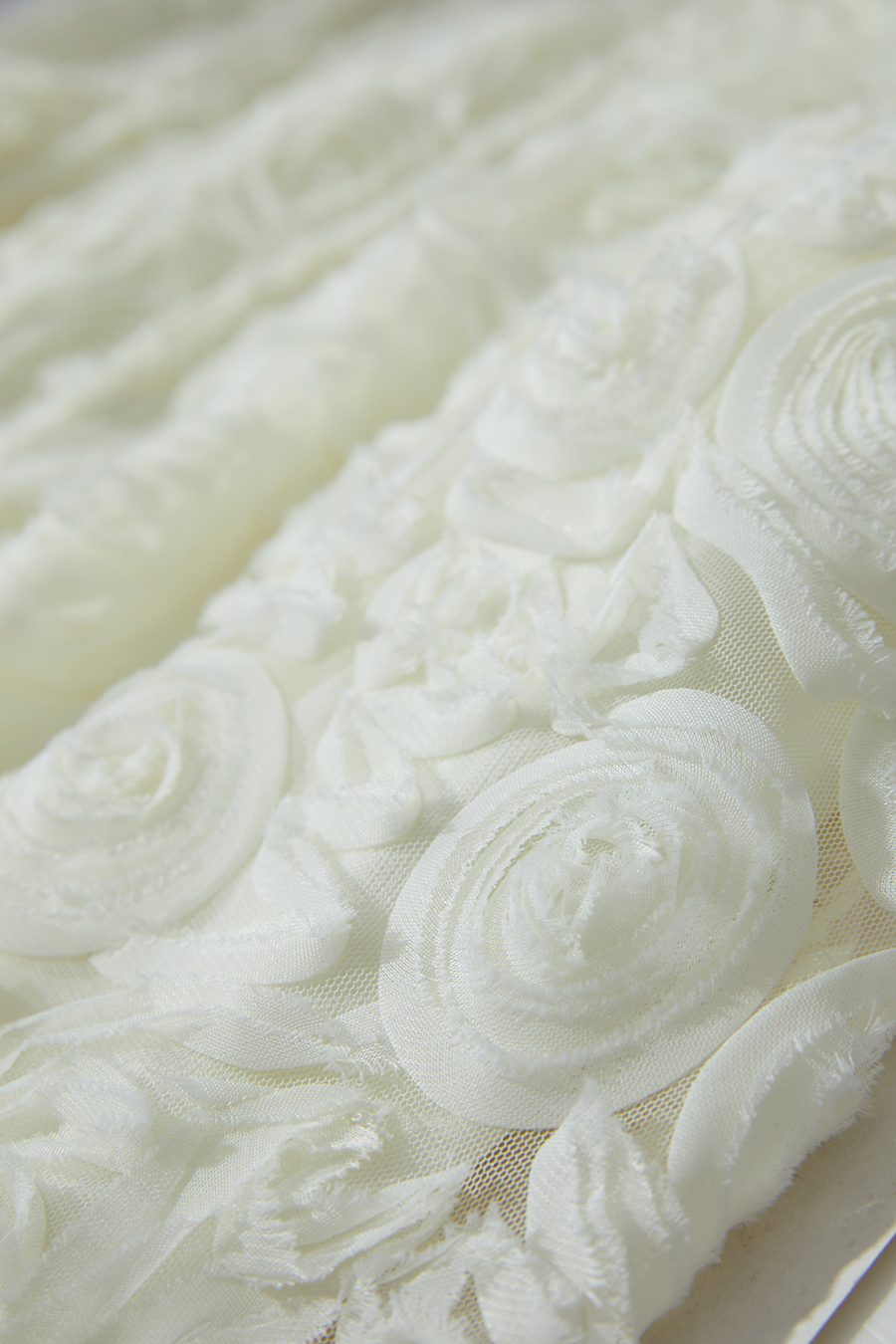 Three - dimensional Flower Crew Neck Jacket|AMII-AMII.com