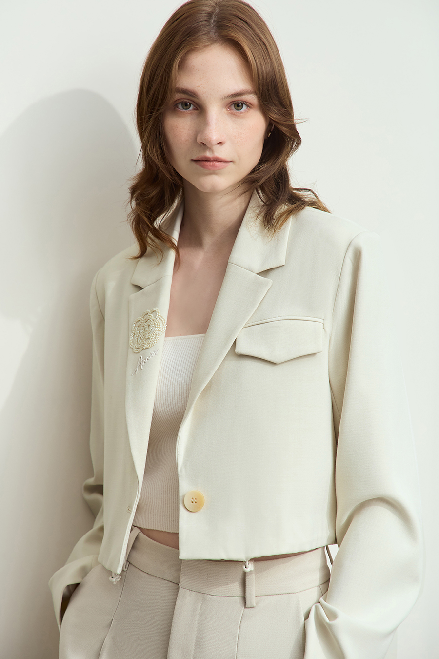 Beaded Embroidered Short Coat