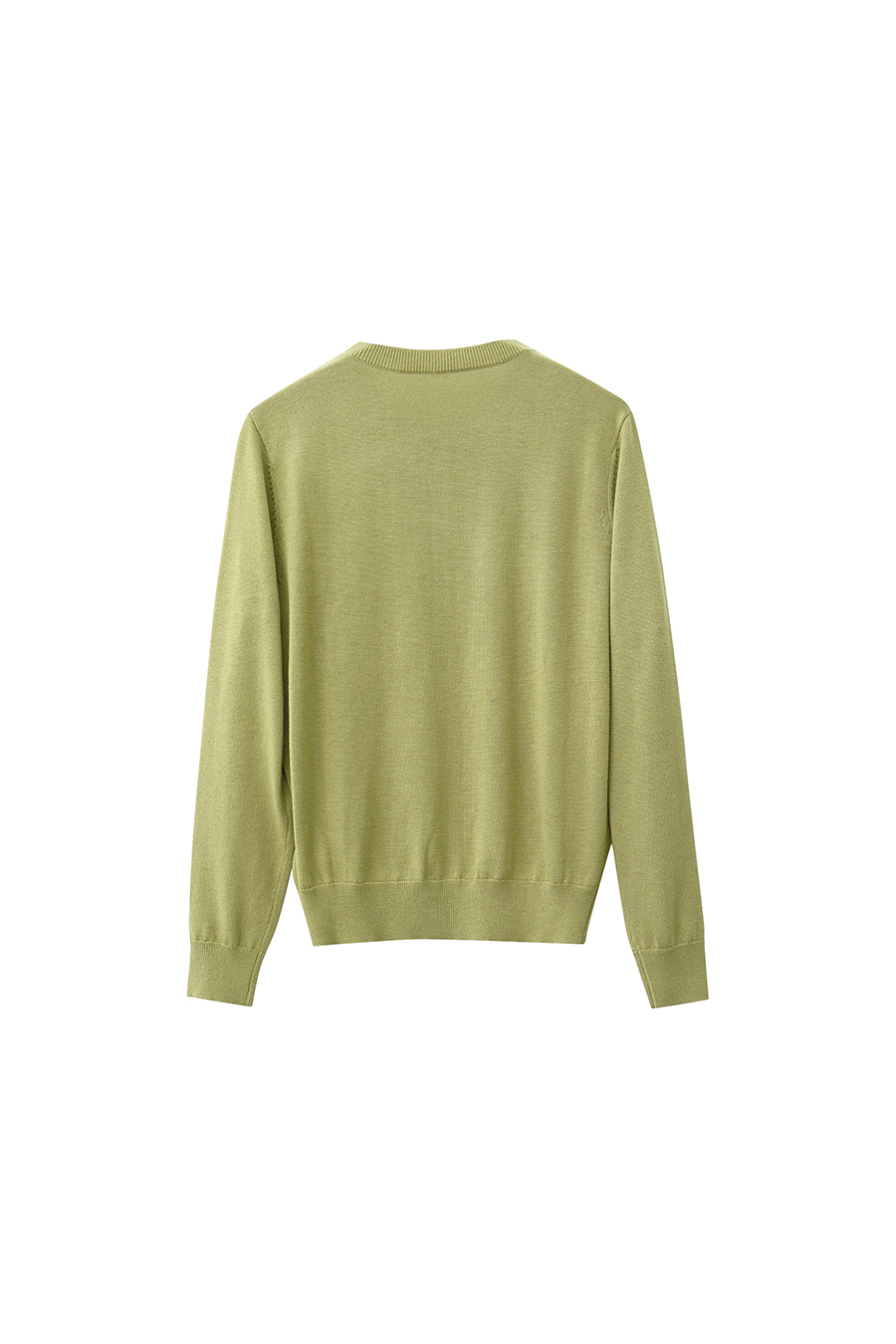 Color-block Heart Pattern Knit Cardigan