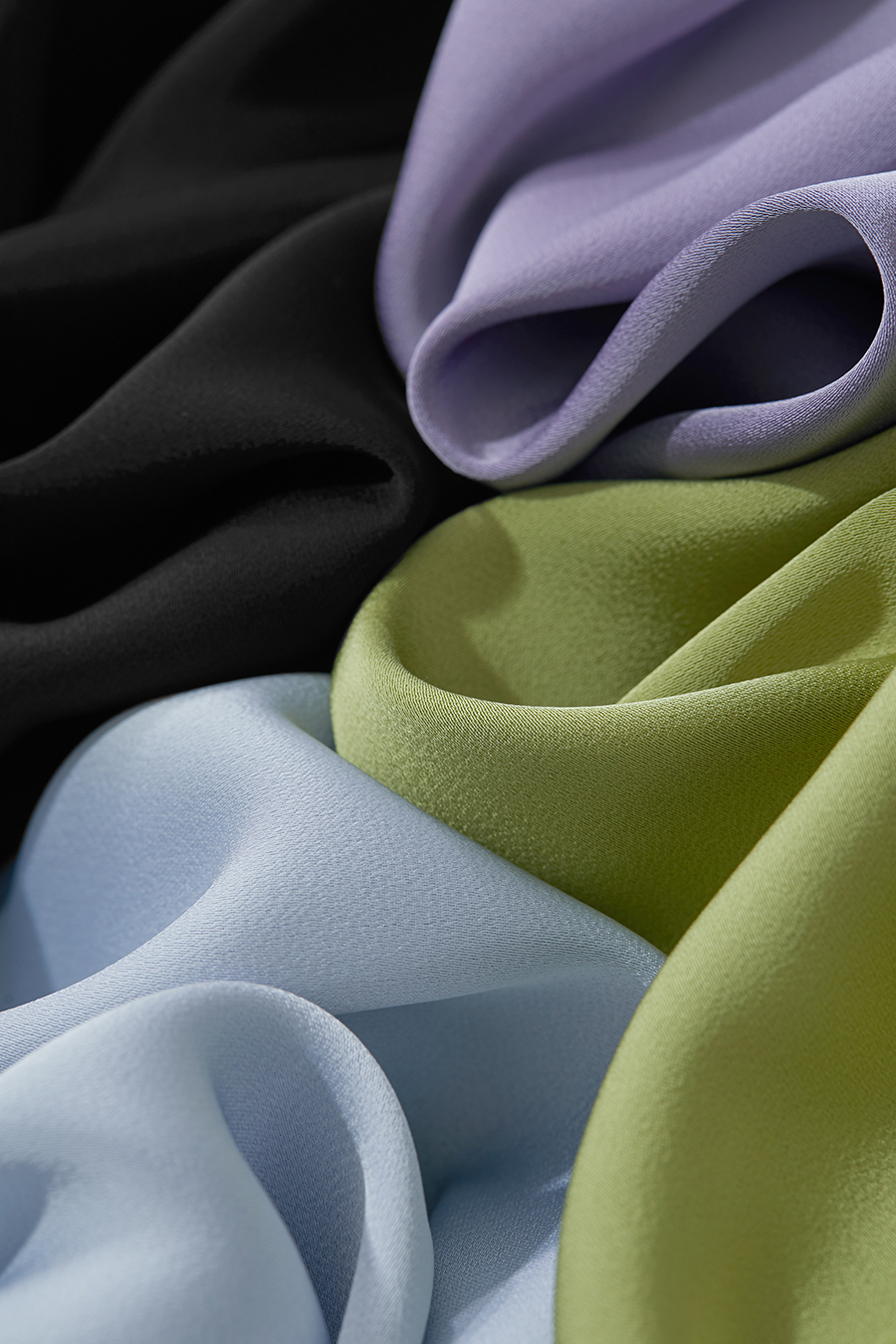 Satin Straight Leg Long Sleeve Shirt|AMII-AMII.com