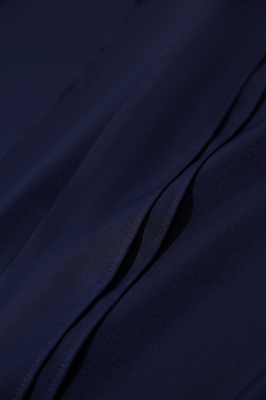 V-neck Ruffled Chiffon Blouse