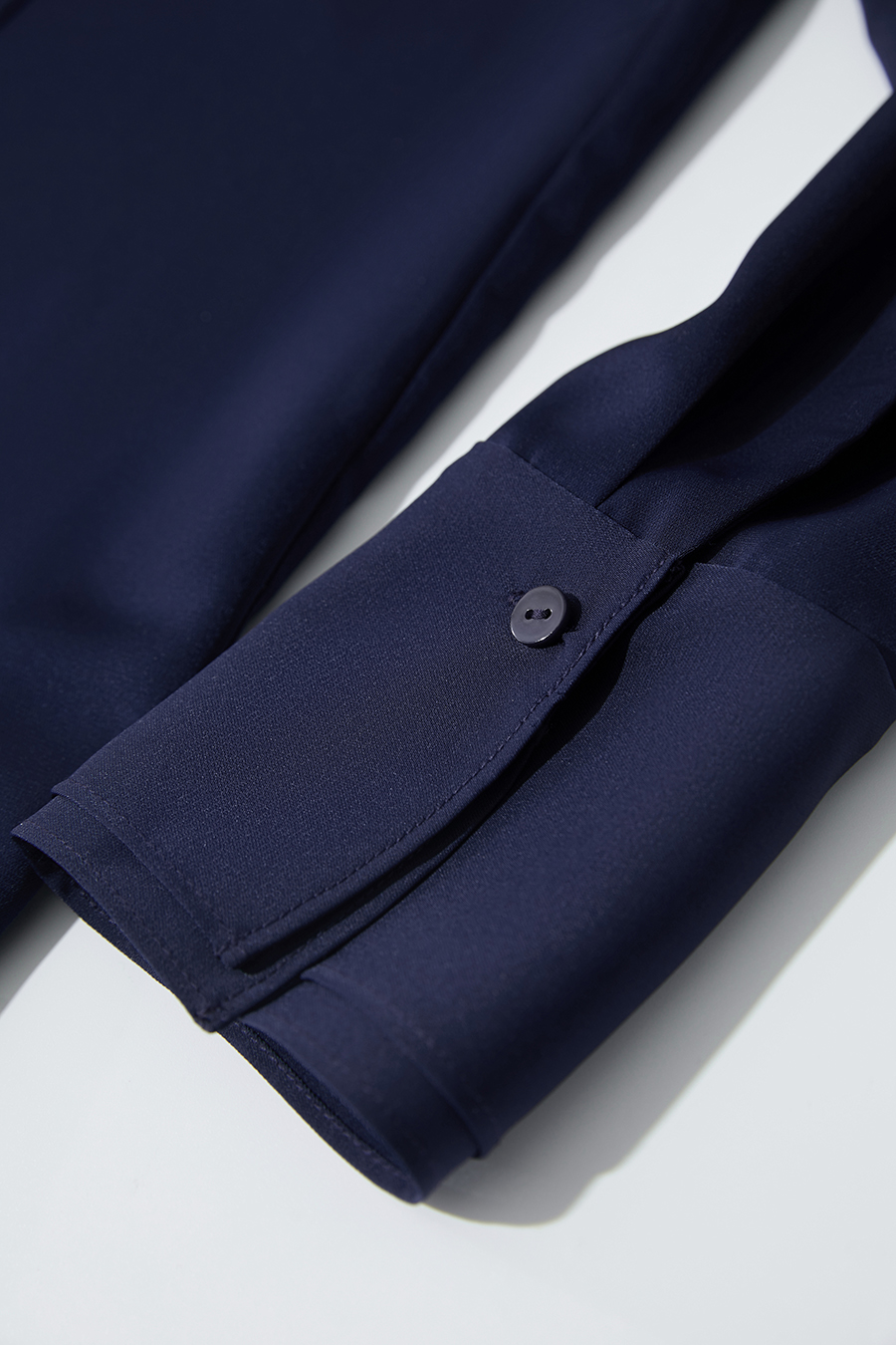 V-neck Ruffled Chiffon Blouse