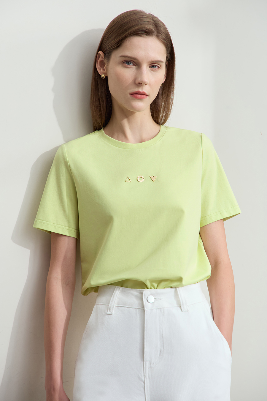 Geometric Decor Antibacterial T-shirt