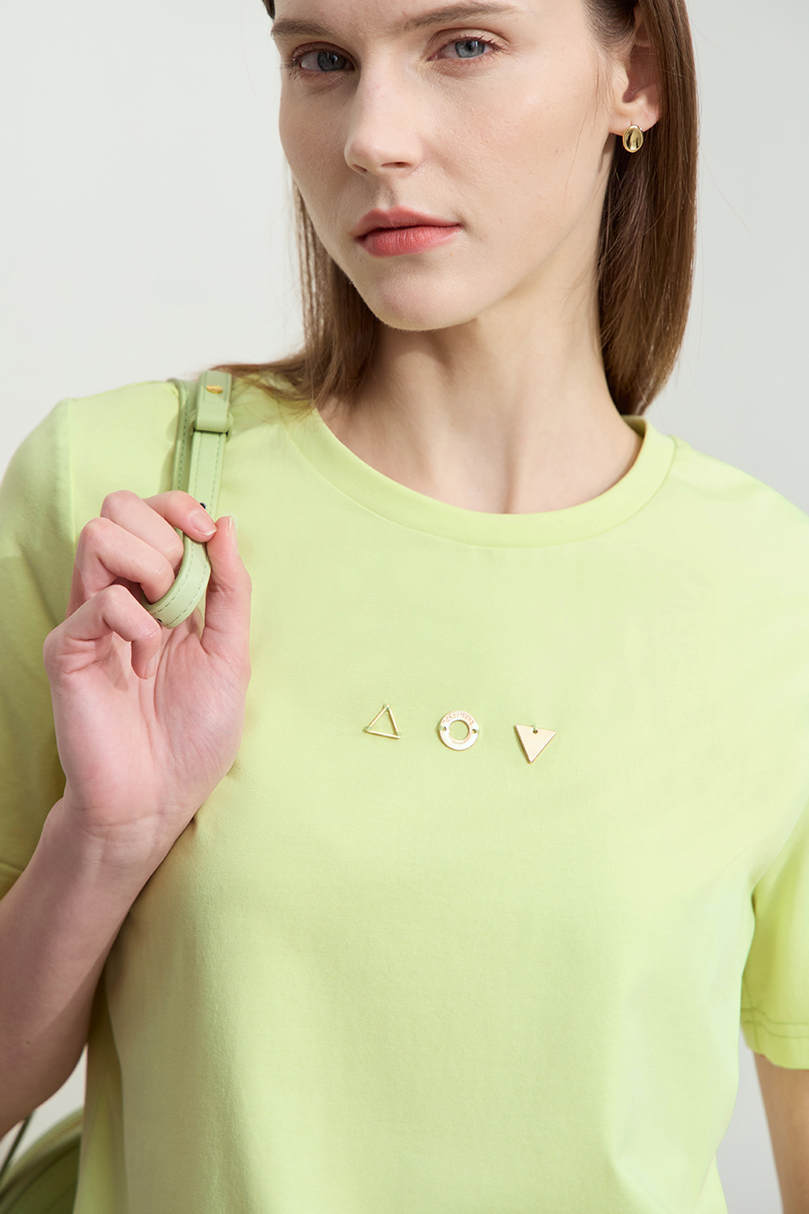 Geometric Decor Antibacterial T-shirt