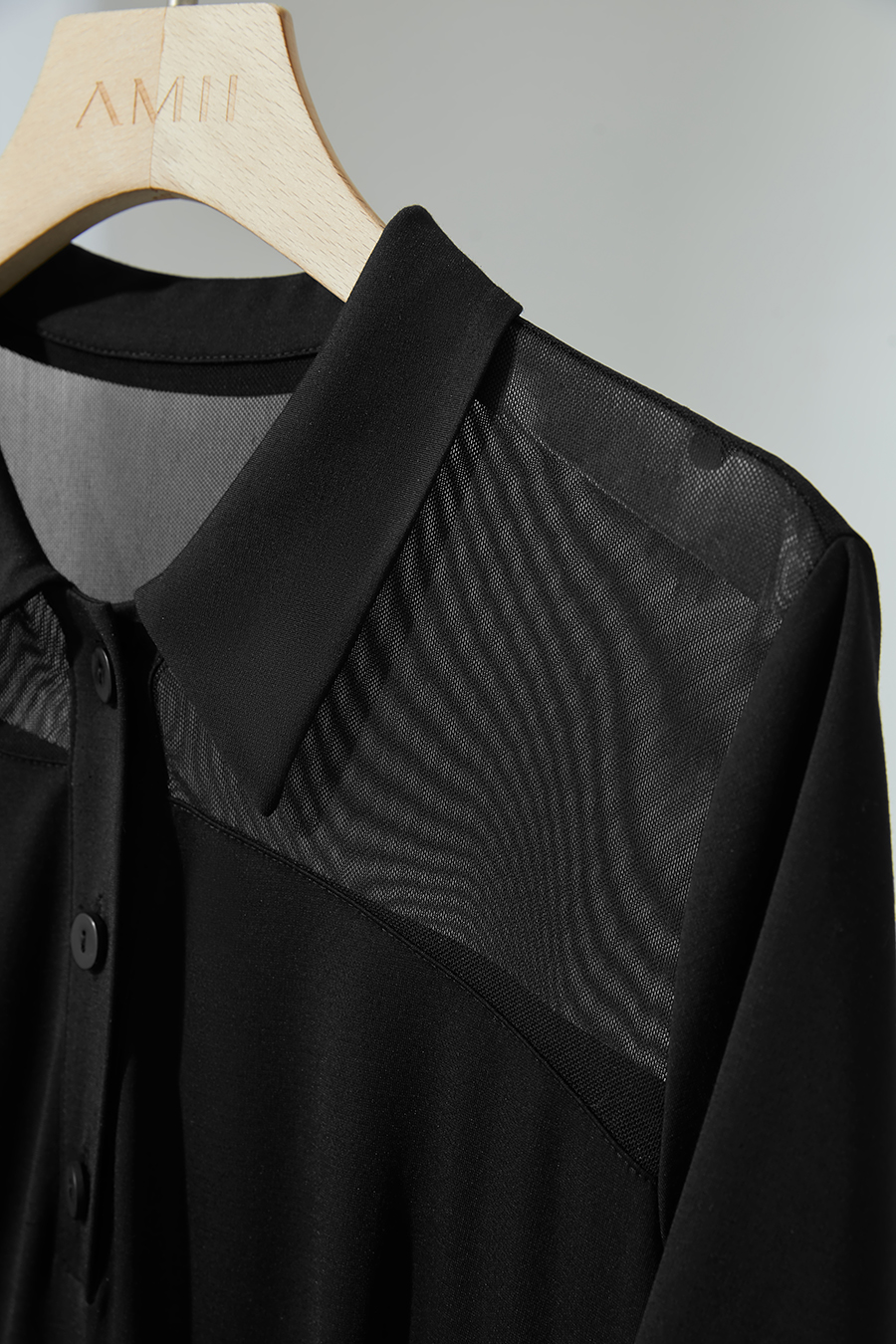 Mesh Spliced Slim-fit Dress