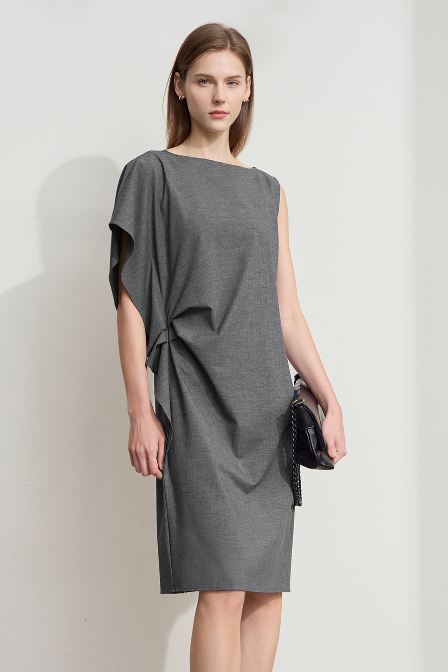 Ruffled Commuter Dress