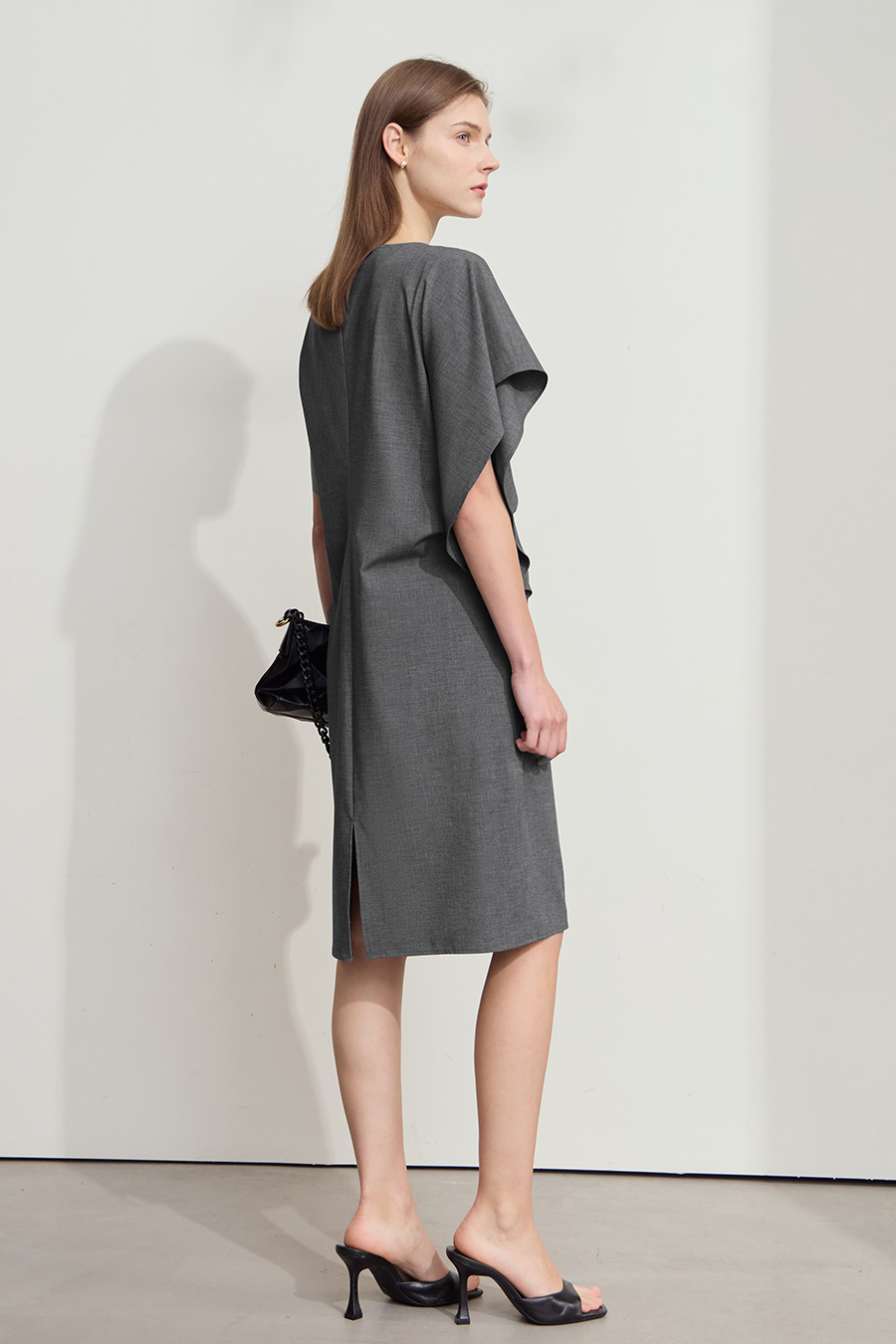 Ruffled Commuter Dress