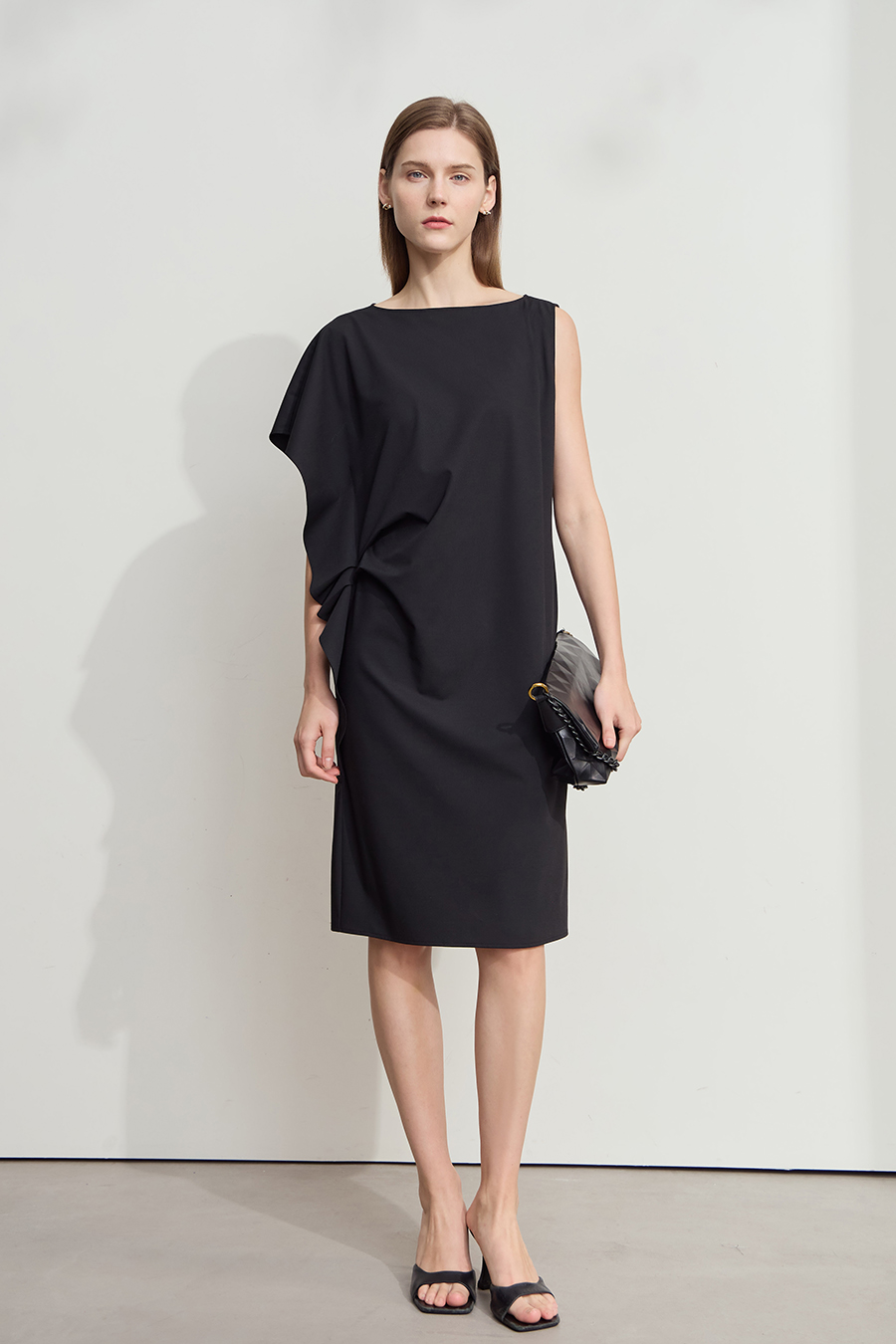 Ruffled Commuter Dress