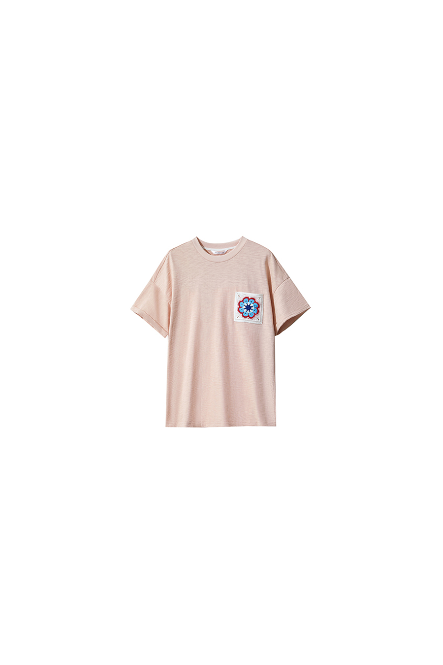 Slub Cotton Jacquard T-shirt