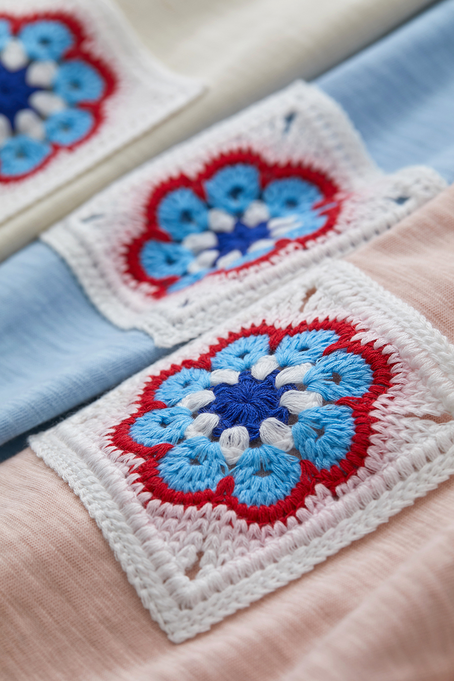 Slub Cotton Jacquard T-shirt