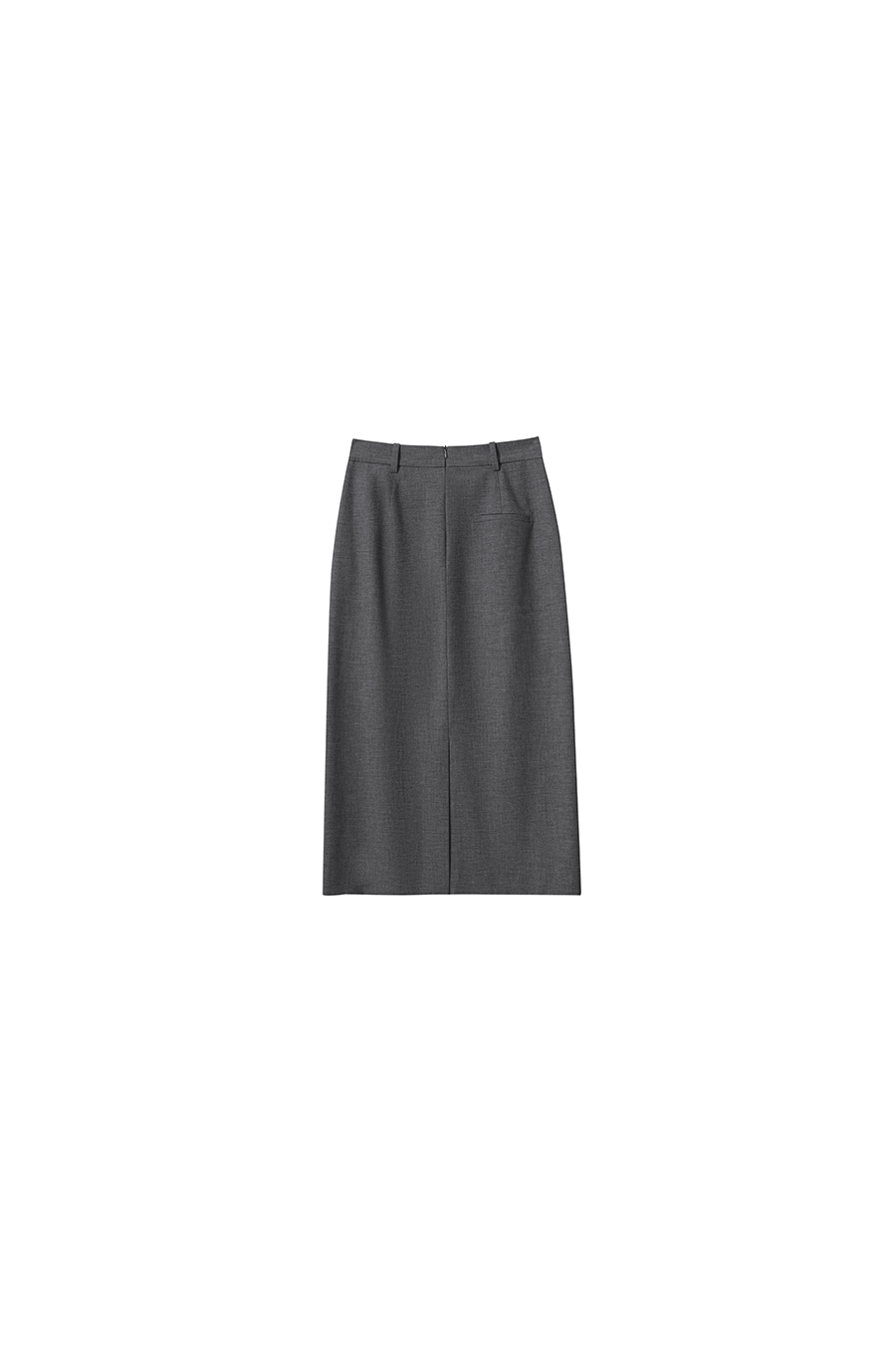 Back-slit Straight Skirt