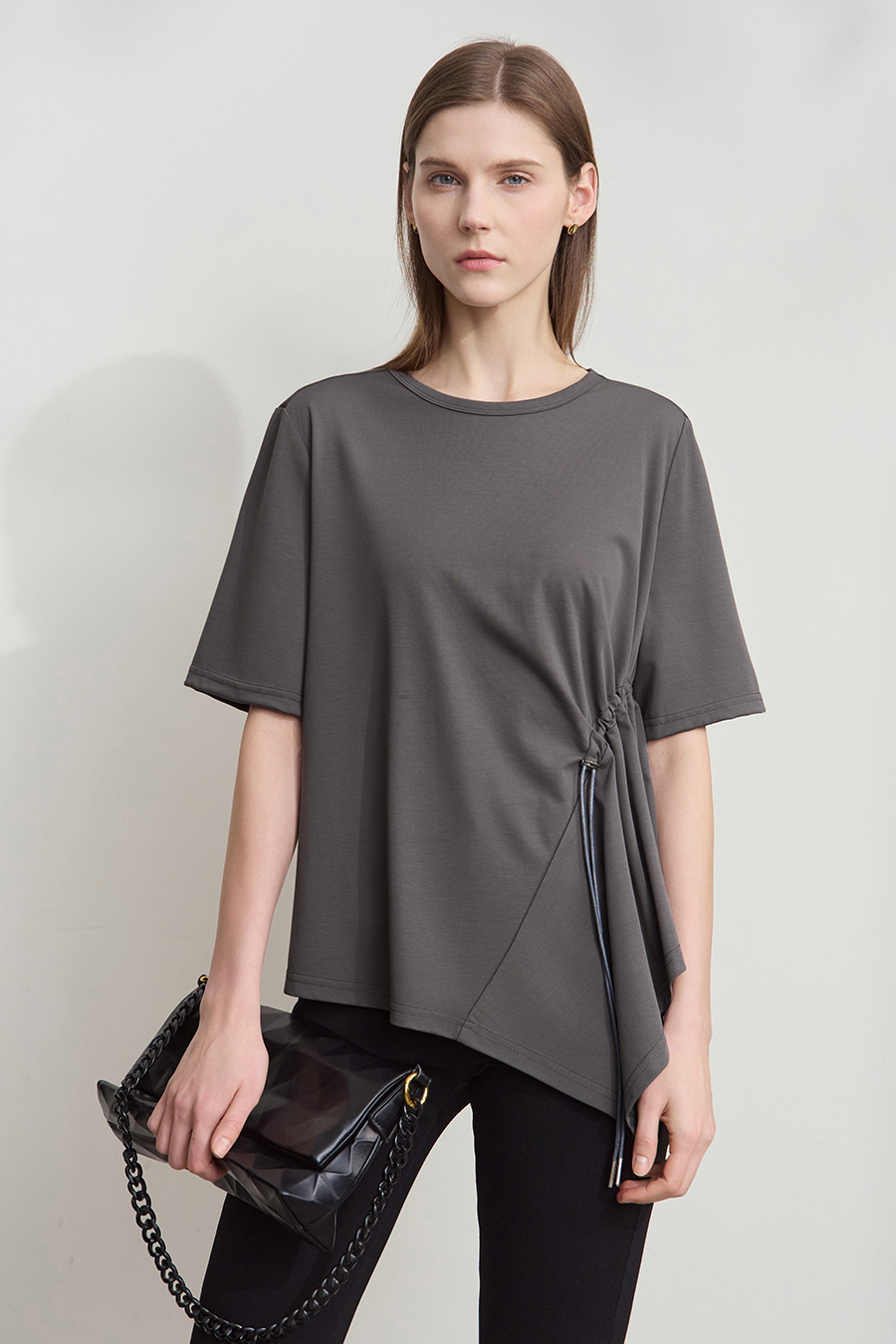 Asymmetric hem tee|AMII