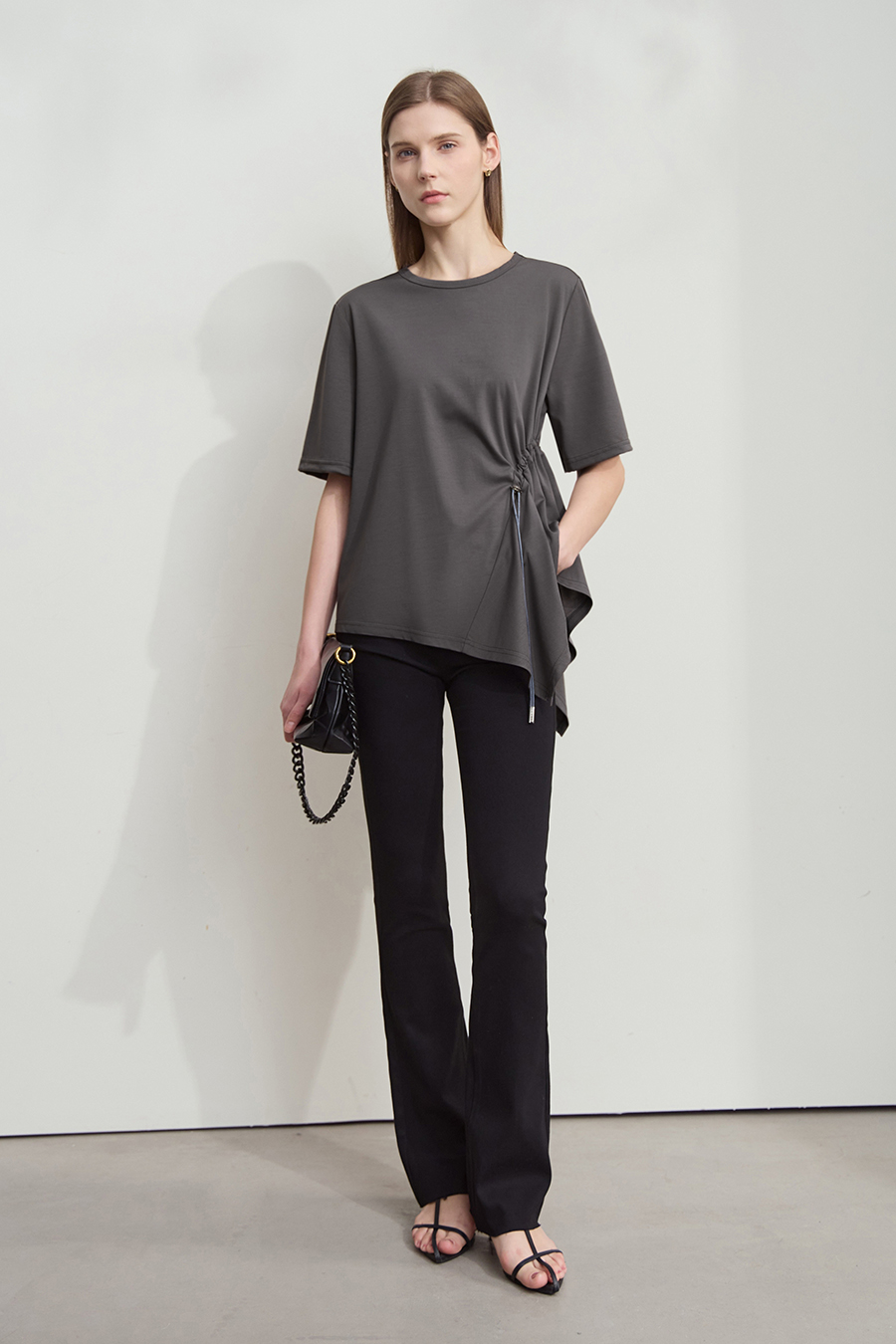 Asymmetric hem tee|AMII