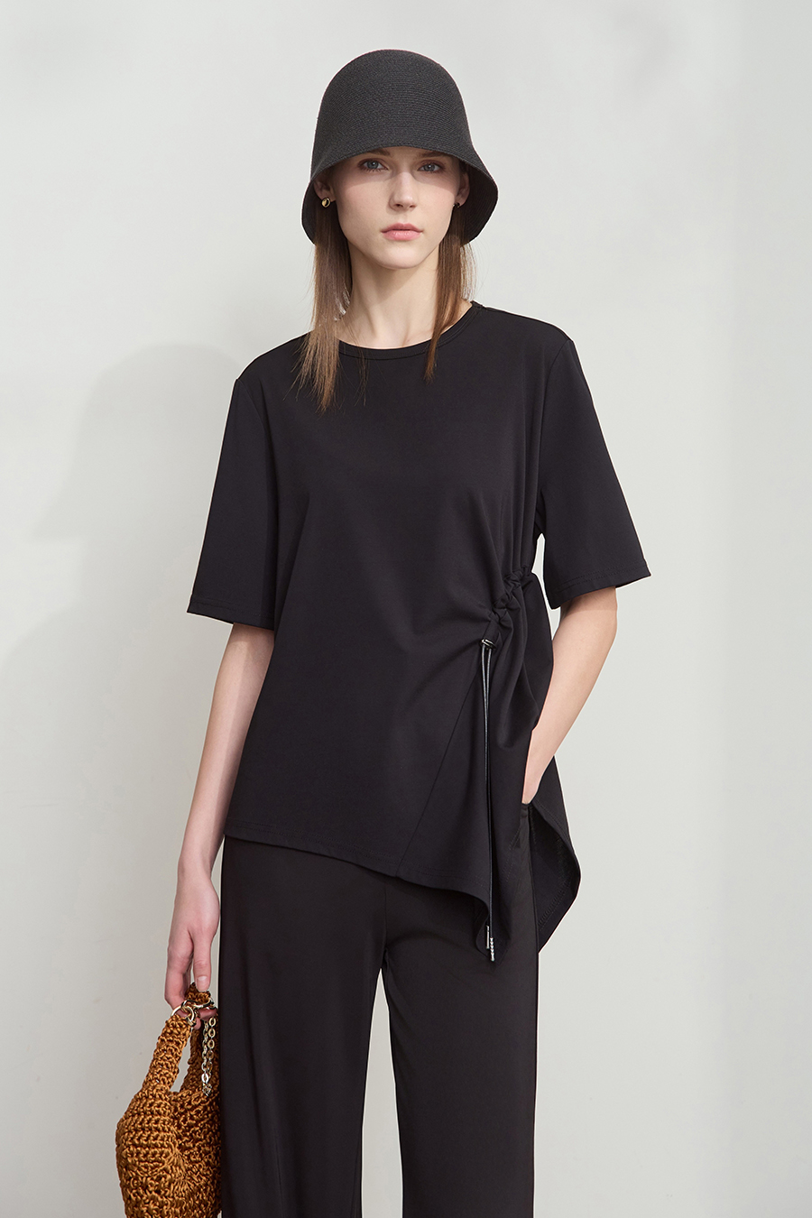 Asymmetric hem tee|AMII