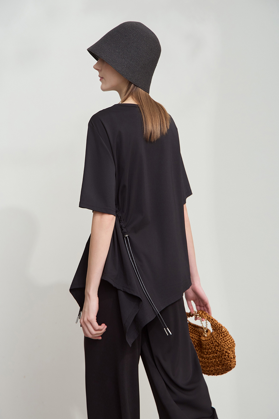 Asymmetric hem tee|AMII