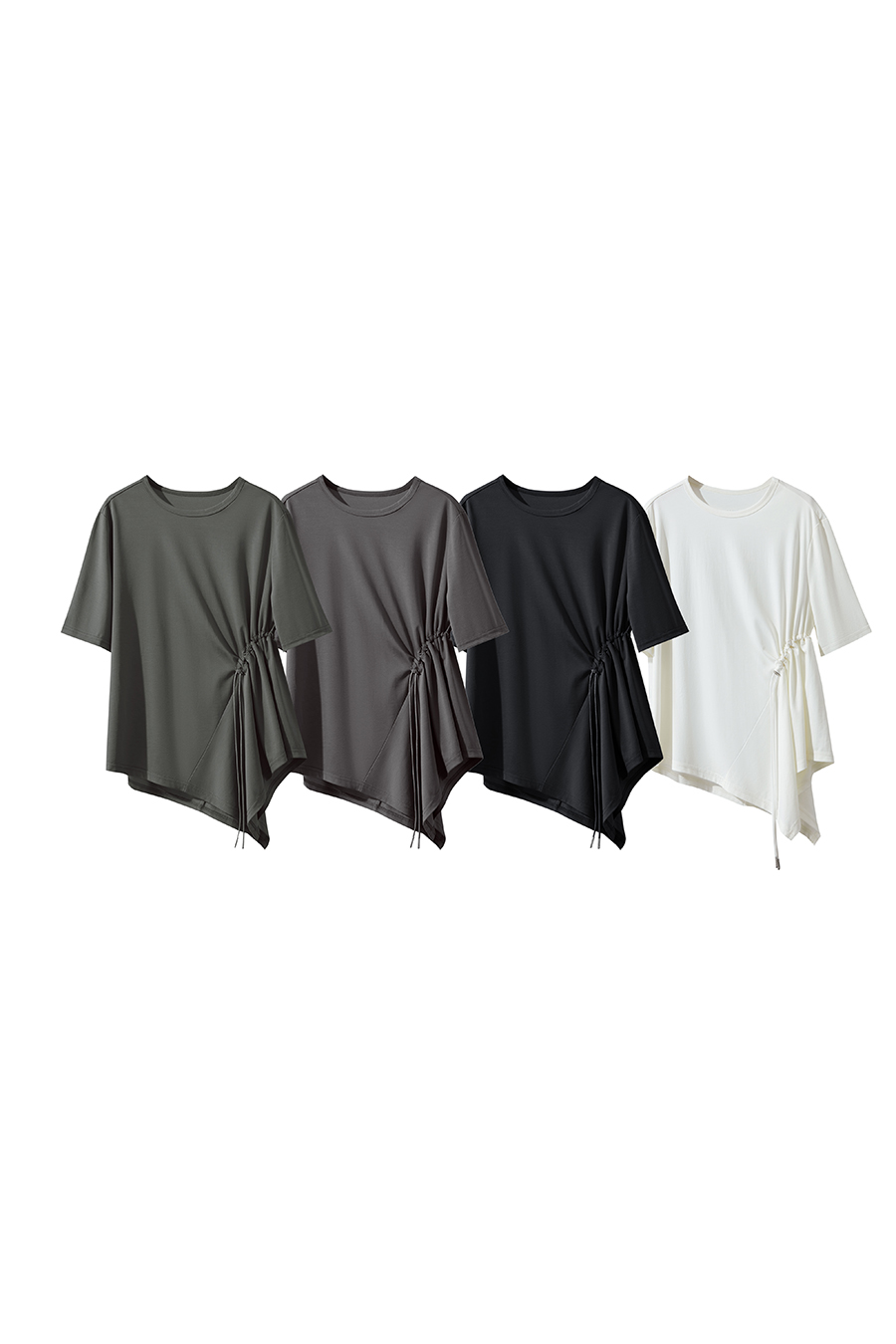 Asymmetric hem tee|AMII
