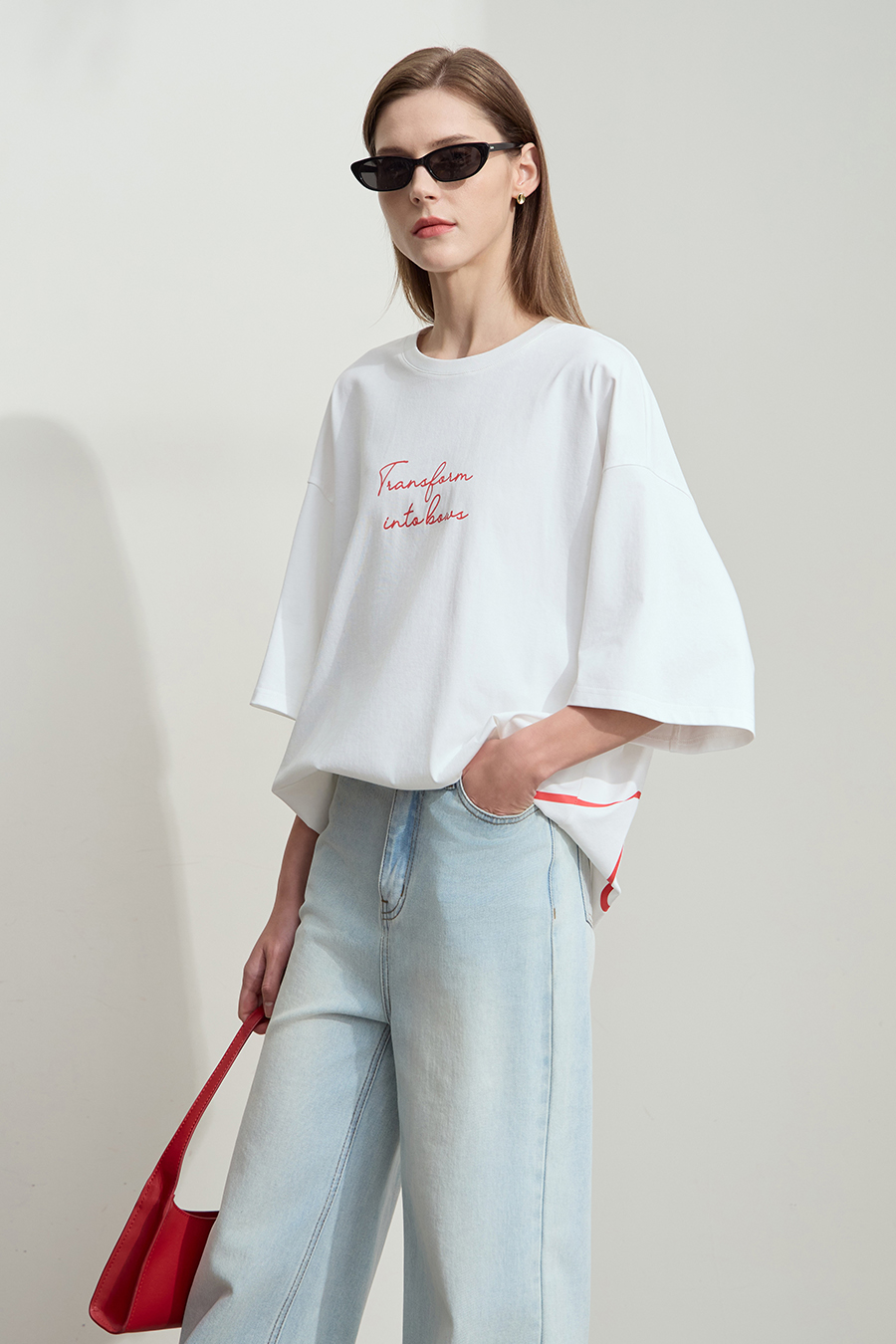 Oversized Mid-length T-shirt
