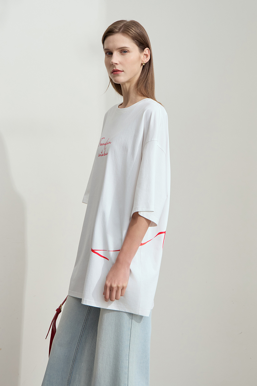 Oversized Mid-length T-shirt