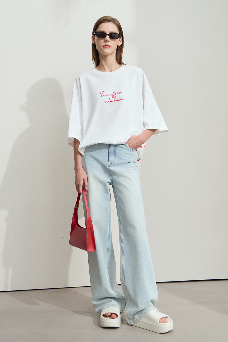Oversized Mid-length T-shirt