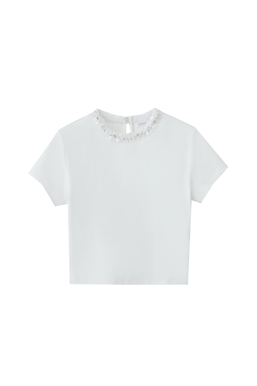 Bead & Sequin Decorated T-shirt