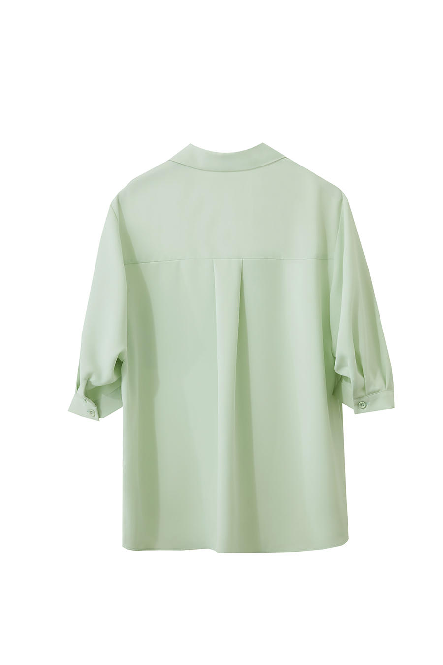 Lace Splicing Cool-touch Chiffon Blouse