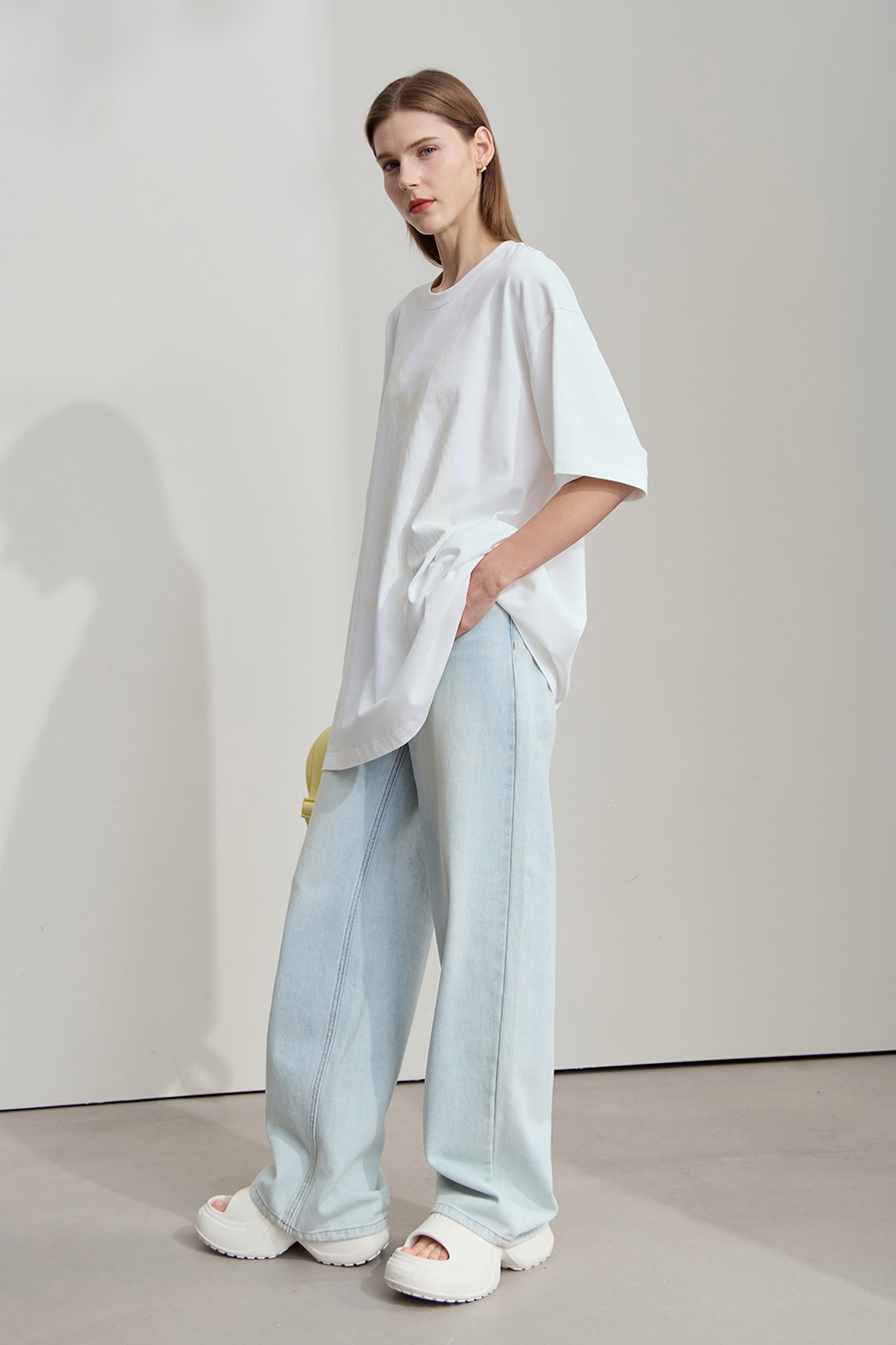 Cat Printed Cotton T-shirt