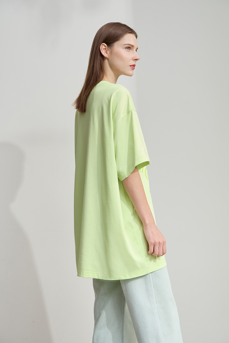 Cat Printed Cotton T-shirt