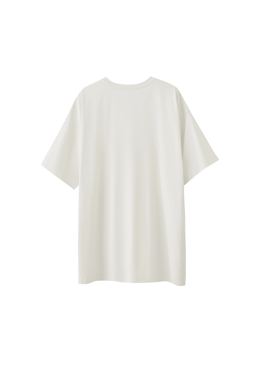 Abstract print drop-shoulder tee|AMII