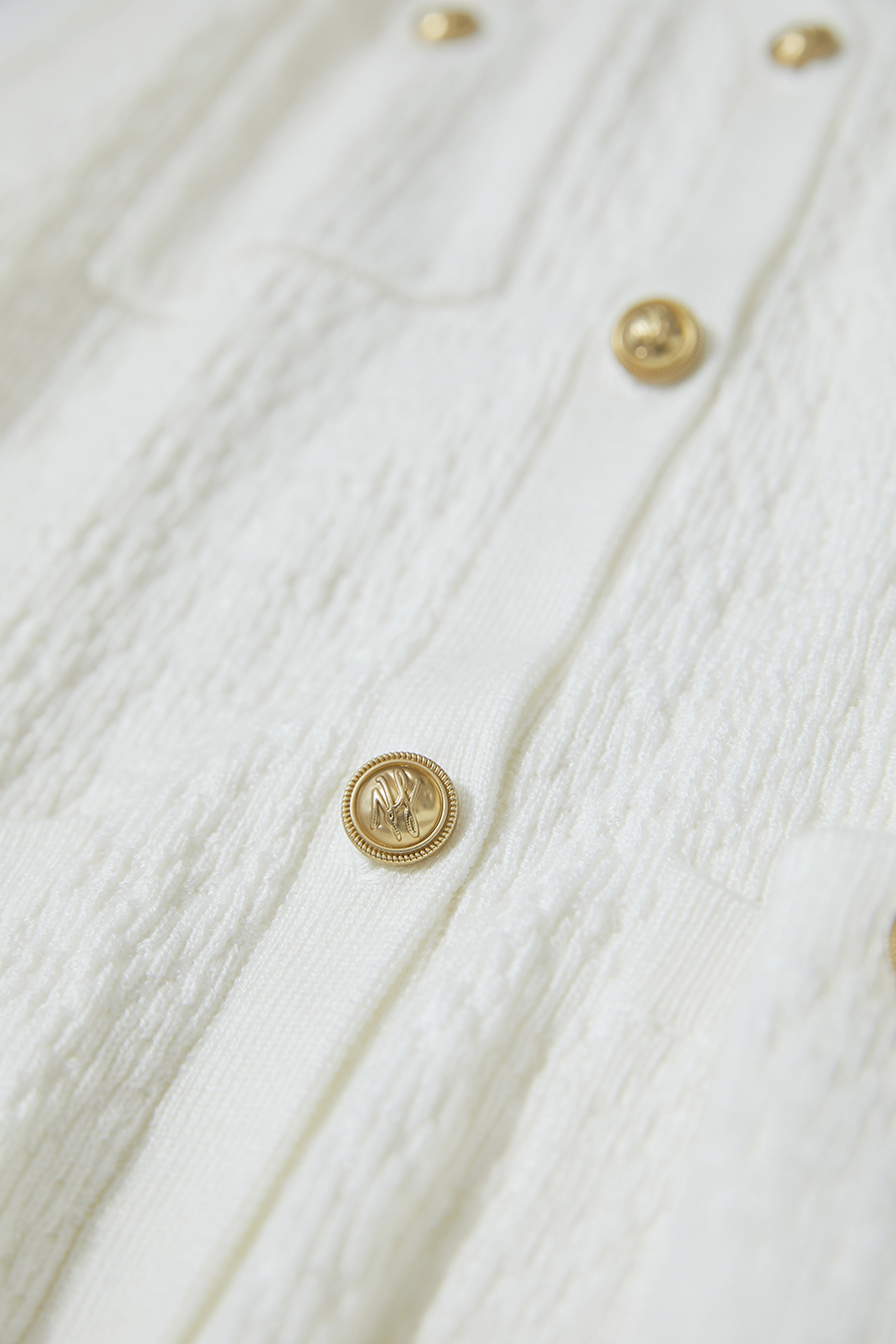 Micro Flare Sleeve Knit Cardigan|AMII-AMII.com