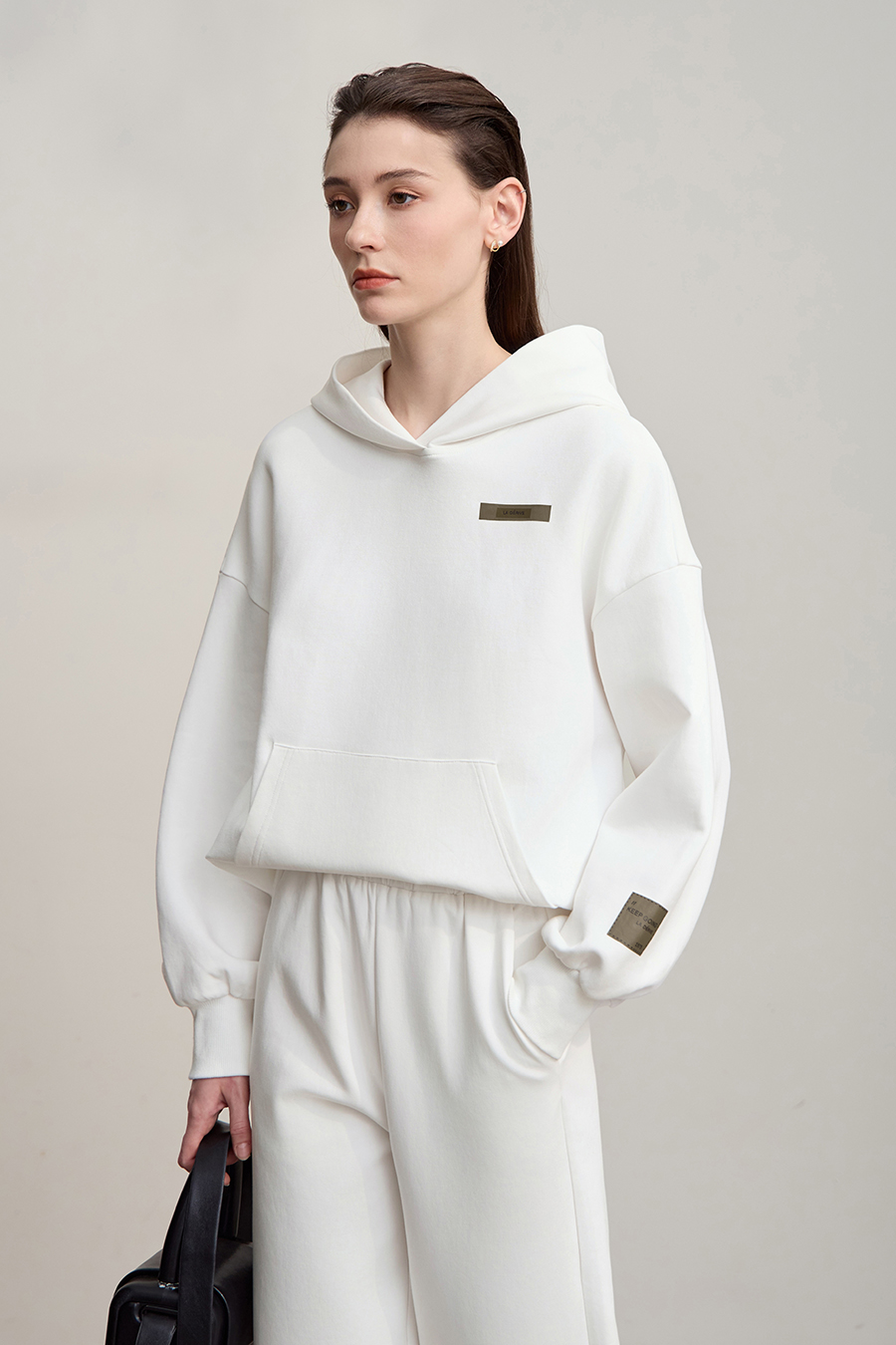 Printed Air Layer Hoodie|AMII-AMII.com