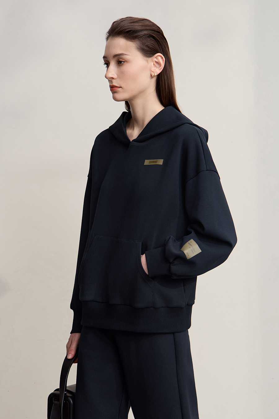 Printed Air Layer Hoodie|AMII-AMII.com