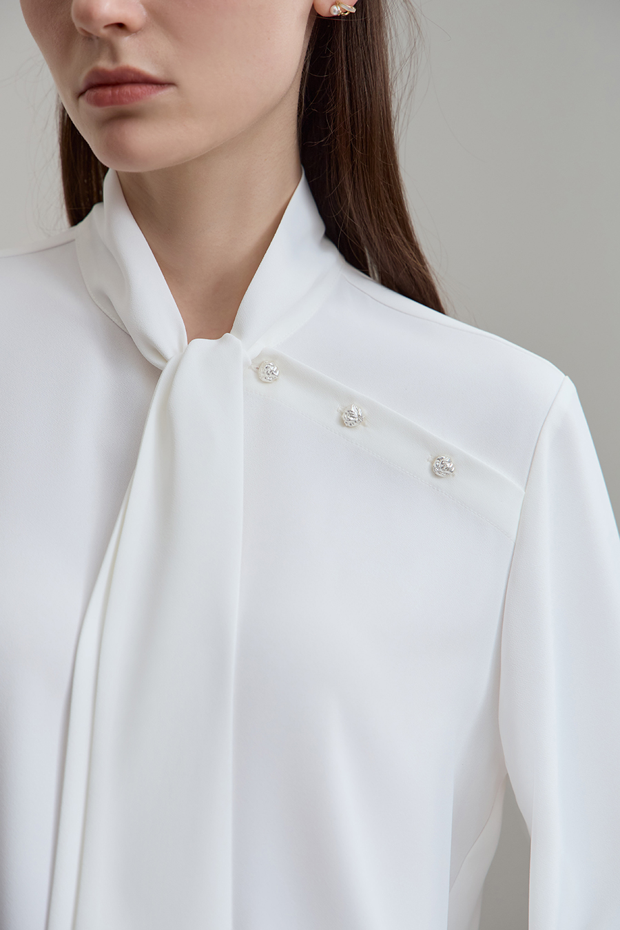 Bell Sleeve Chiffon Blouse