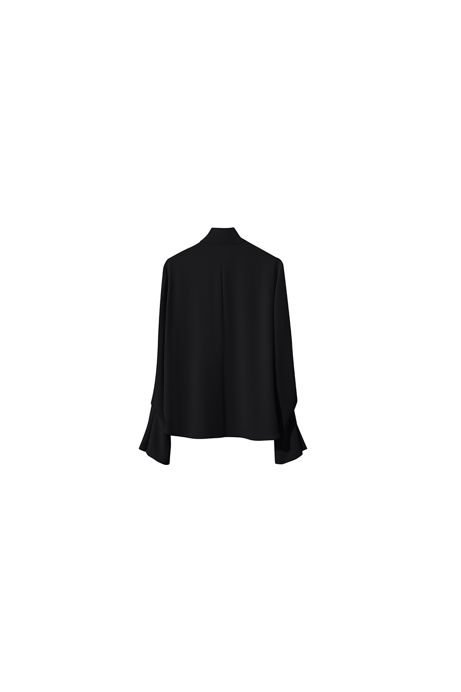 Bell Sleeve Chiffon Blouse