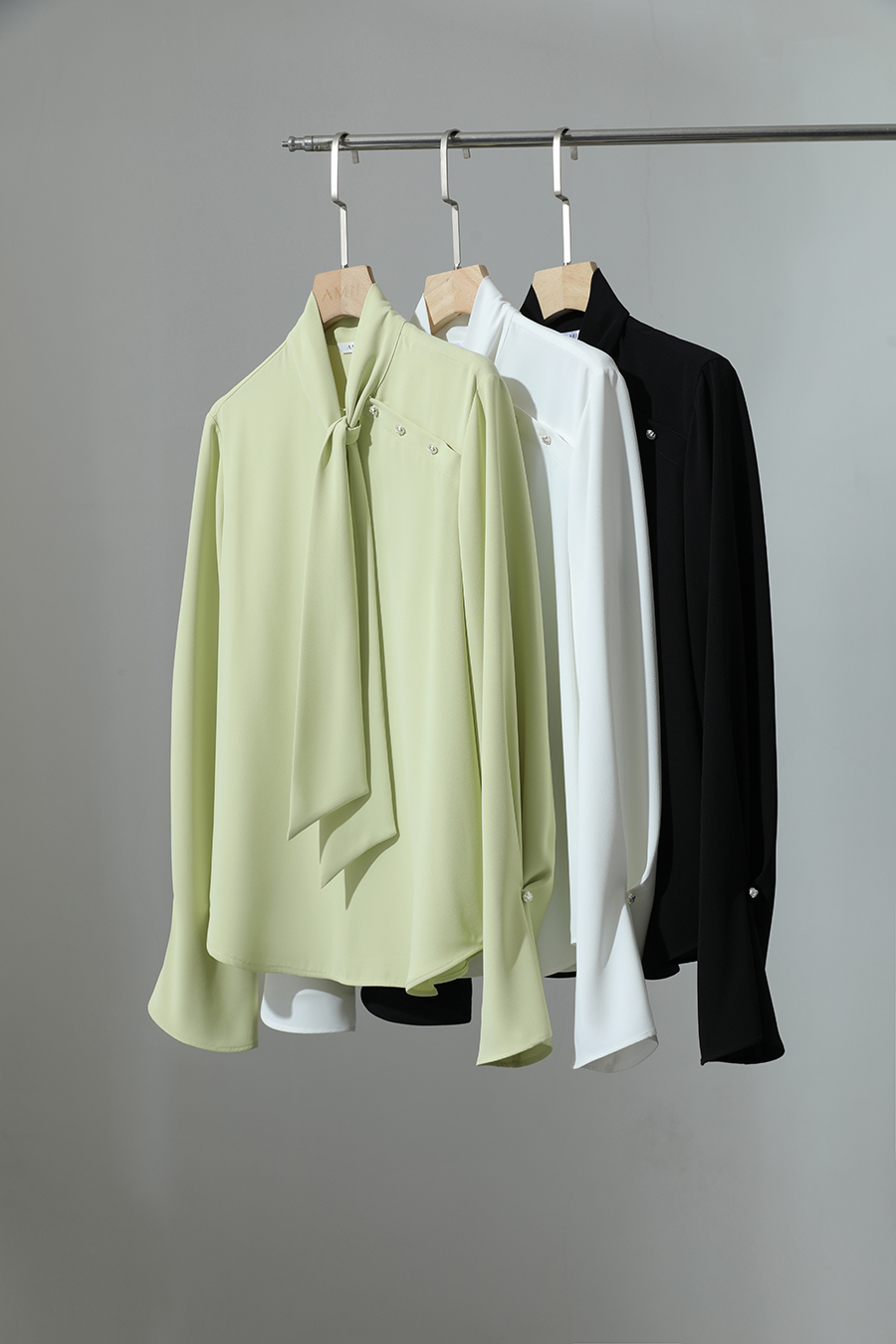Bell Sleeve Chiffon Blouse