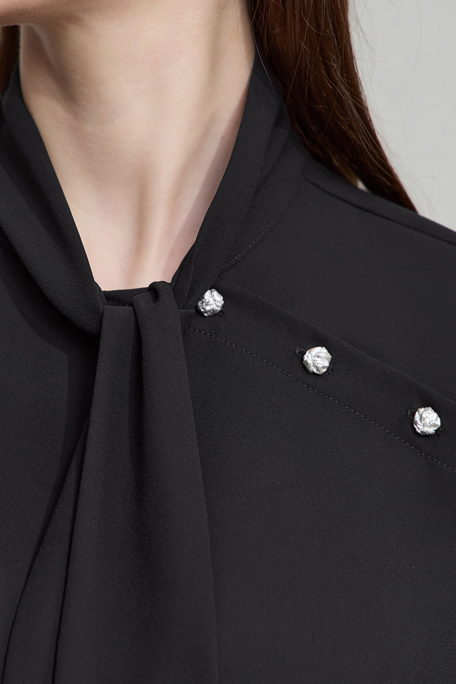 Bell Sleeve Chiffon Blouse